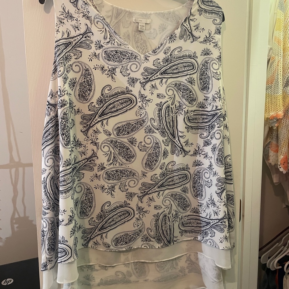 Paisley Print Women's Top